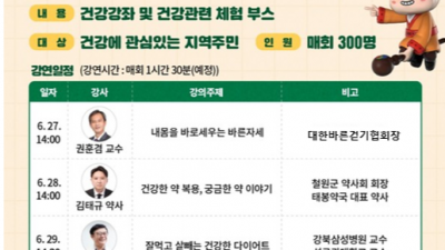 2023년 철원군보건소  건강클래스 명사 초빙 강연회